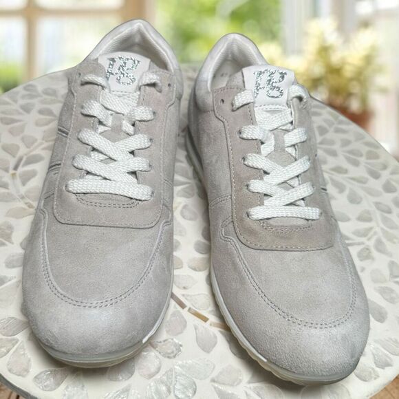 Paul Green $455 Tanner Leather Suede Rhinestone Sneaker Size 5.5 AU 8 US - Picture 7 of 16